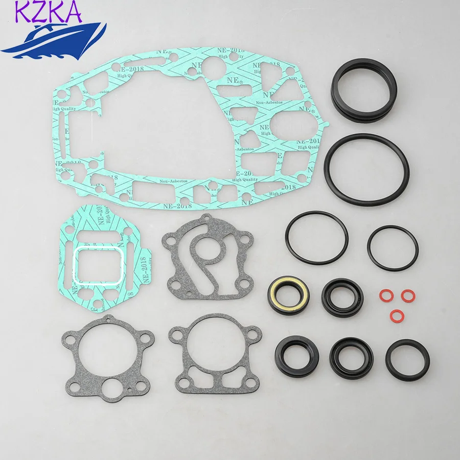 Gear Box Gasket Kit 6H4-W0001-20 6H4-W0001-21 For Yamaha Outboard Motor 3 Cyliner Lower Unit Seal Kit 18-2792 40HP Replaces
