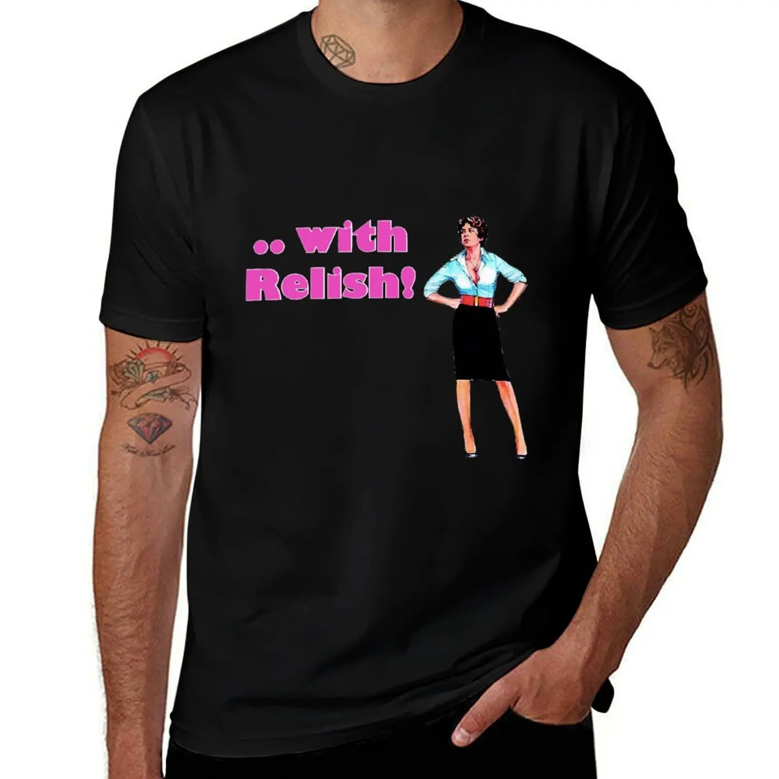 RIZZO GREASE WITH RELISH STOCKARD CHANNING T-Shirt Long Lasting Casual T-Shirt