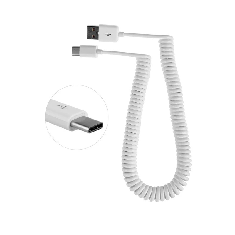 90cm USB Cable Elastic Data Remote Control Connector for Micro Type-c Phone Line for DJI Phantom 4/3 Inspire1 Drone Accessories