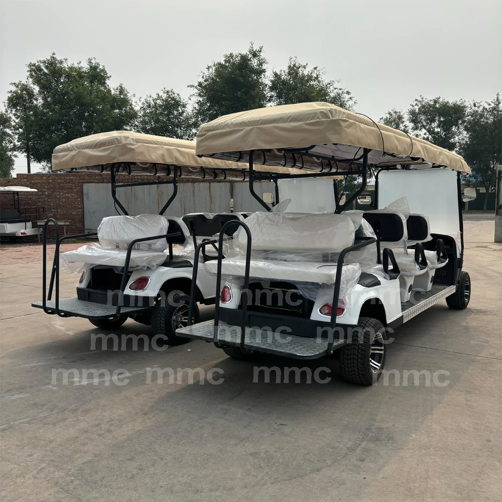 سعر المصنع ماركة مخصصة 4000/5000/7500 واط محرك تيار متردد 48/60/72 فولت 6 8 شخص الألواح الشمسية عربة جولف كهربائية الذهاب كارت الكبار