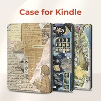 Funda protectora Twosheep Kindle adecuada para Kindle paperwhite 12a generación 7 pulgadas y kindle 11.a generación 2024 con funda de desbloqueo con tapa