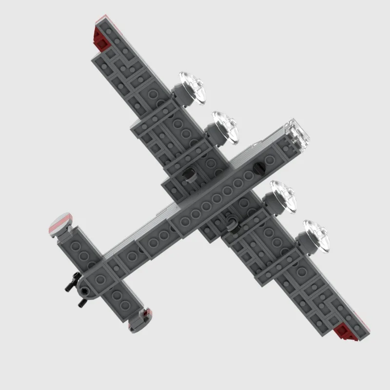 LiberatorBomber MOC Building Blocks B-24 Liberator Bomber a lungo raggio Serie militare Modello di aereo Giocattolo di assemblaggio per ragazzi