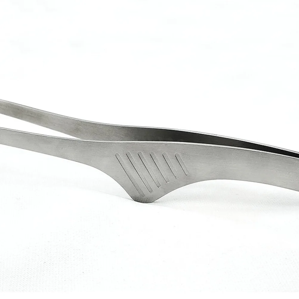 

Stainless Steel Bbq Tongs Food Clips Multifunctional Serving Clips Grilling Roasting Kitchen Use Steak Serving Tool Heat