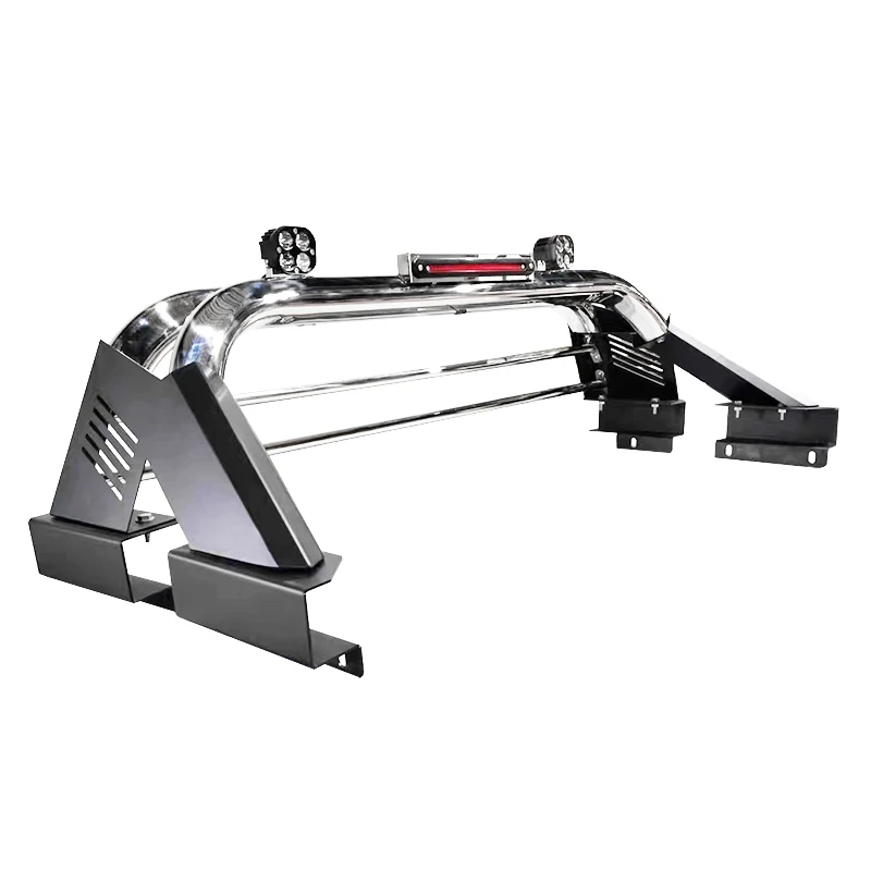 Xindongsui Stainless Steel Durable Iron Sport Bar  Pickup  Truck Rack Roll Bar for Toyota Hilux Vigo Revo Tacoma