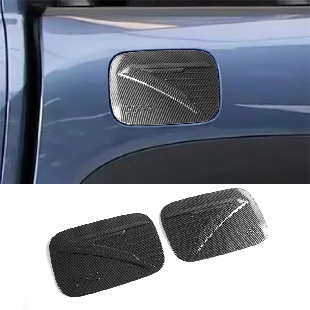 Аксессуары для 2024-2025 BYD Shark, внешняя дверь топливного бака, крышка бензобака, накладка, наклейка, узор из углеродного волокна Аксессуары для 2024-2025 BYD Shark, внешняя дверь топливного бака, крышка бензобака, накладка, наклейка, узор из углеродного волокна