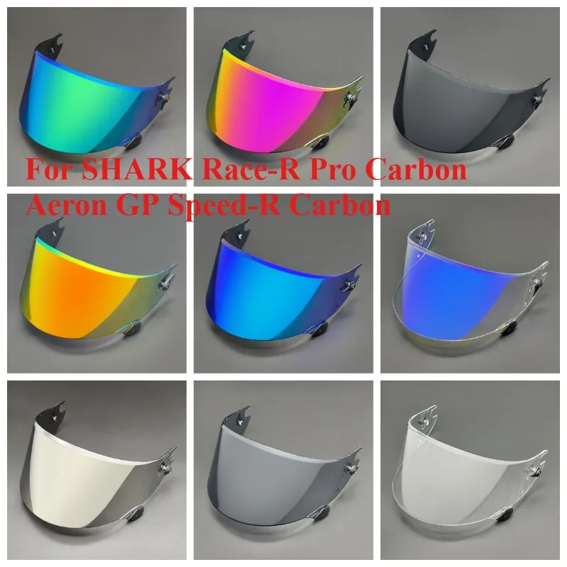 Visor for SHARK Race-R Pro Carbon Aeron GP Speed-R Carbon Helmet Lens Anti Fog High Impact Protection UV High Strength