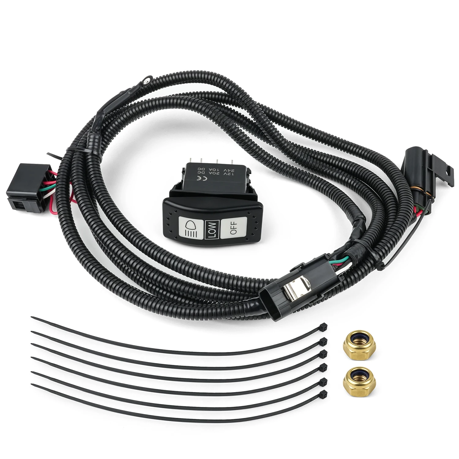 Smart LED Light Bar Switch Wiring Harness For Can-Am Defender HD11 715009886