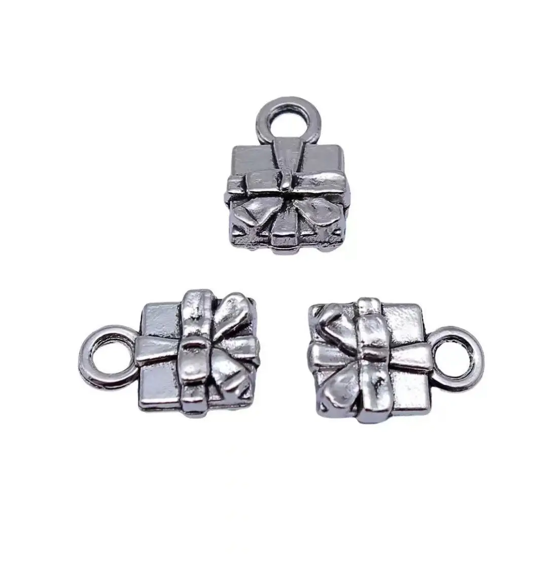 

20pcs 11.6*8.2mm cute gift box design charms for DIY accessories HW3234