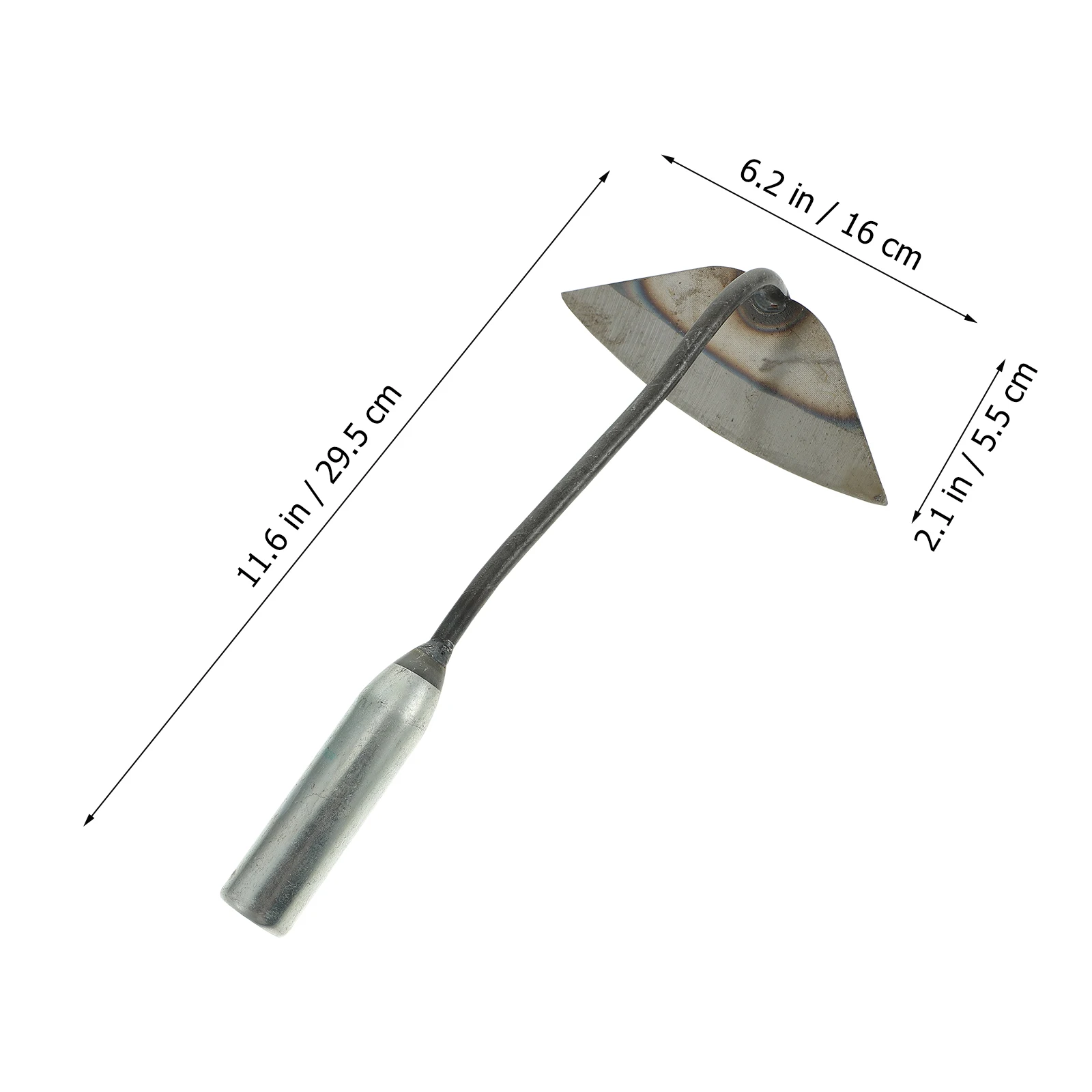 

Garden Handheld Hoe Weeding Tools Yard Rake Soil Loosening Plants Long Handle Iron Premium Durable Easy Operate Store Space