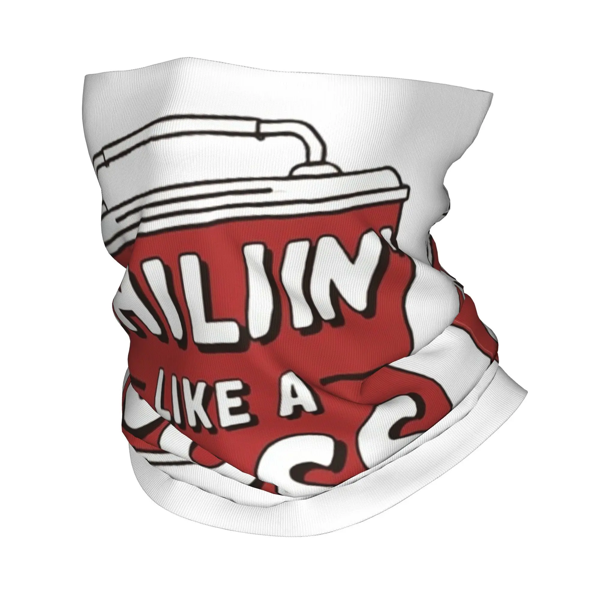 Chillin like a Boss Bandana Neck Gaiter Printed Mask Scarf Multifunction Headwear Running Unisex Adult Washable