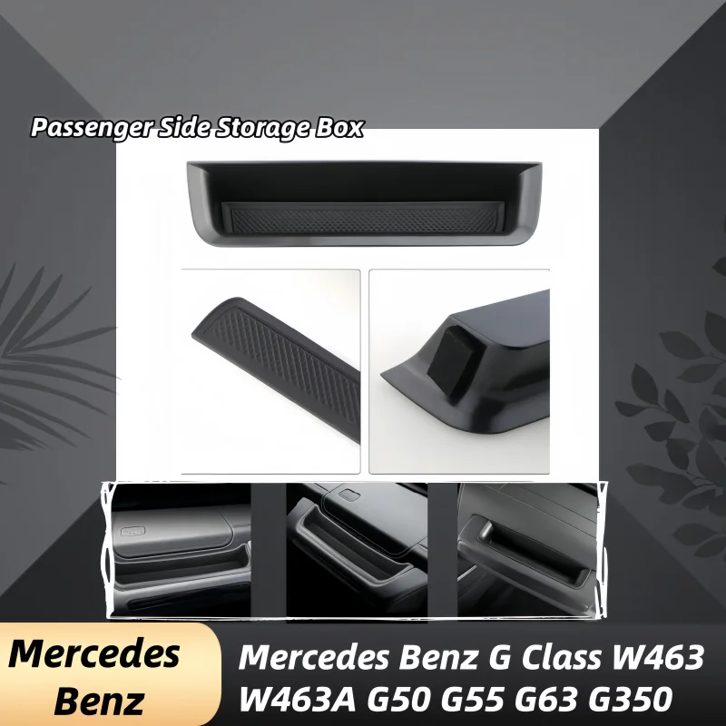 

For Mercedes Benz G Class W463 W463A Wagon G500 G55 G63 LHD Car Copilot Seat Storage Box Tray Case Organizer