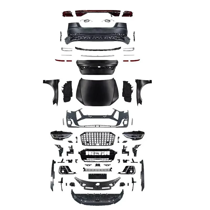 

Комплект обвеса STLF A8 D4 в стиле A8 D5 для Audi: обновление до D5 (передний и задний бамперы, решетка радиатора, диффузор, задние фонари, фары, капот, крылья, багажник)