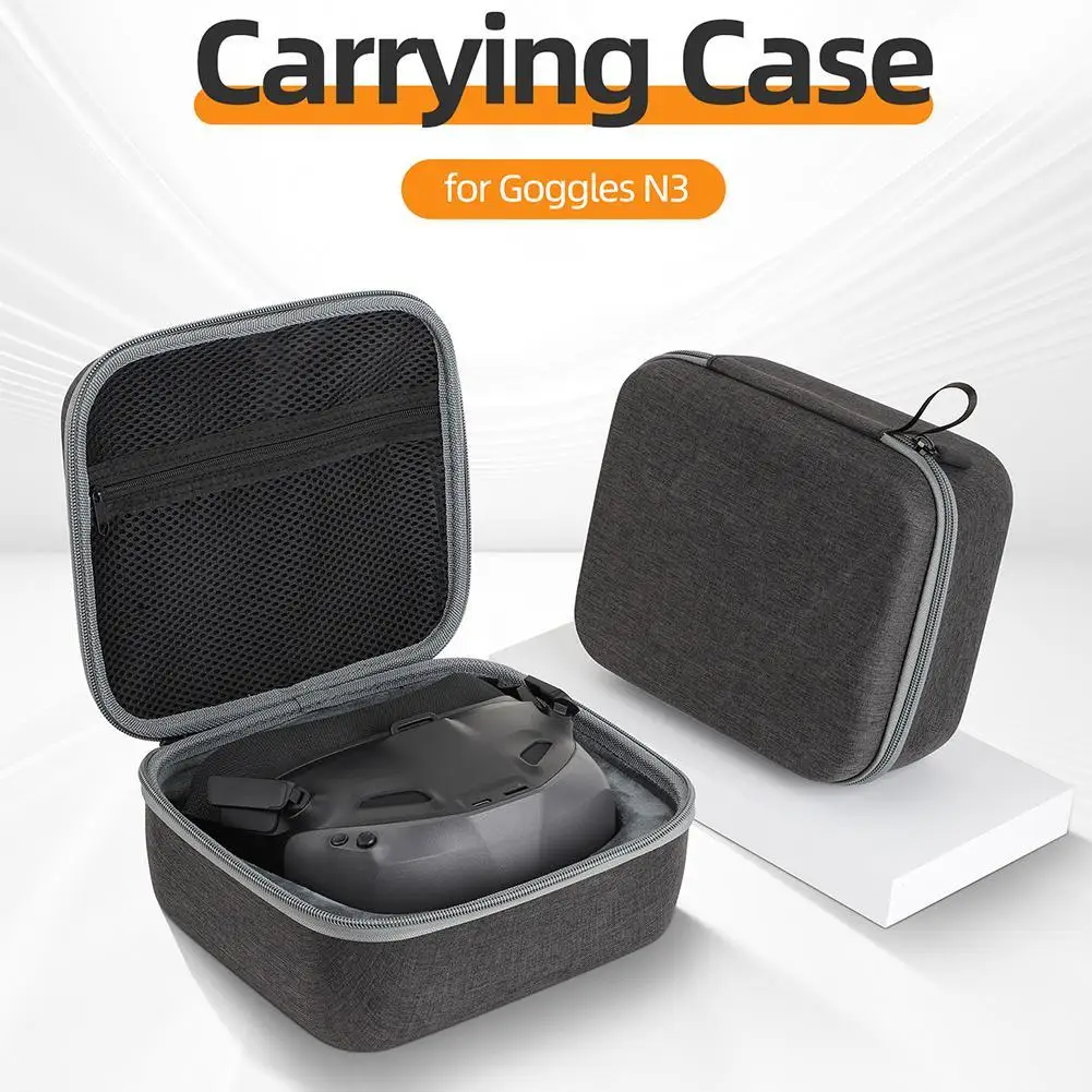 المحمولة في الهواء الطلق السفر حمل حقيبة يد ل DJI N3 نظارات الطيران حقيبة التخزين الغبار واقية قذيفة امتصاص الصدمات صندوق واقي
