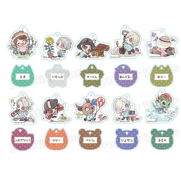 

Identity Ⅴ Anime Game Figures Acrylic Stand and Keychain Exquisite Character Ornament and Badge Friend Brithday Gifts Kids Toys