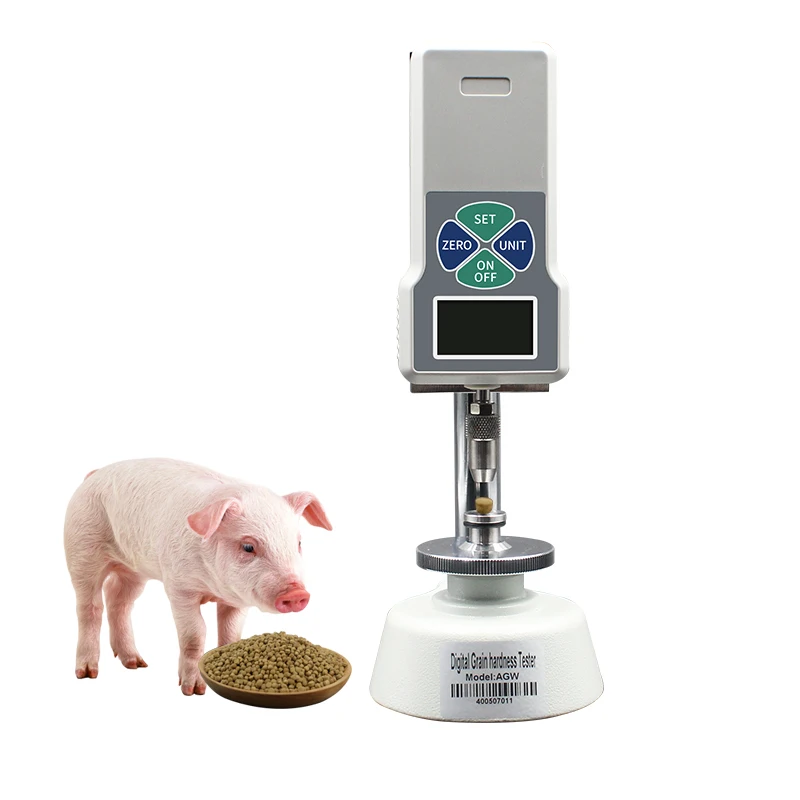 AGW Digital High Precision Grain Hardness Tester LCD Peak & Real-time Display for Corn Wheat Rice Beans Coffee Feed Detection