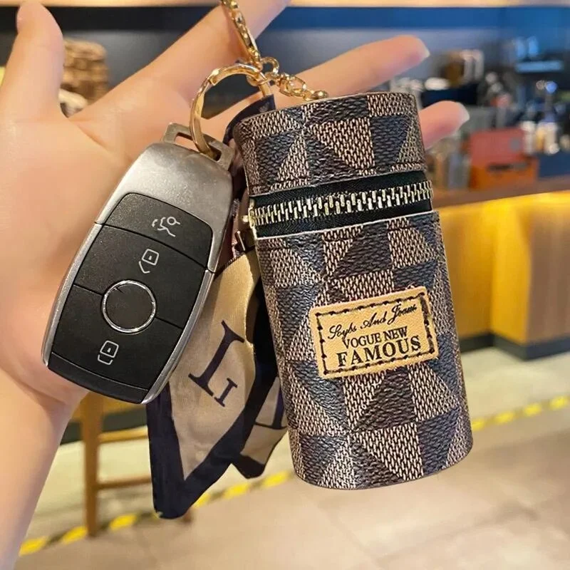 Mini Coin Purse Lipstick Pack European and American Presbyopic Fashion New Small Handbag Pendant Earphone Bag Keychain Bag