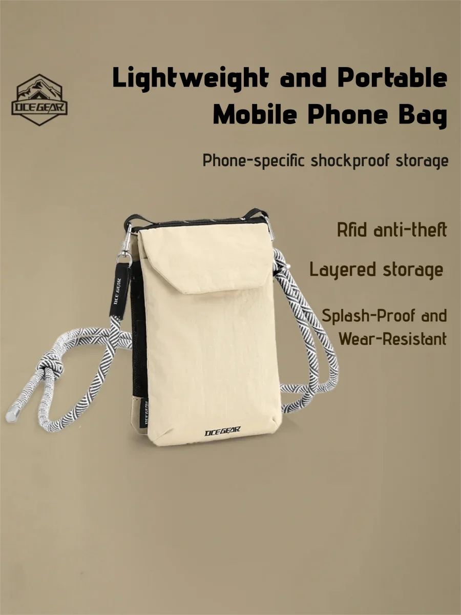 OCEGEAR حقيبة كروس صغيرة للرجال حقيبة هاتف عادية السفر حقيبة كتف صغيرة الذكور حقيبة رافعة خفيفة الصدر حزمة حقيبة ساع #2