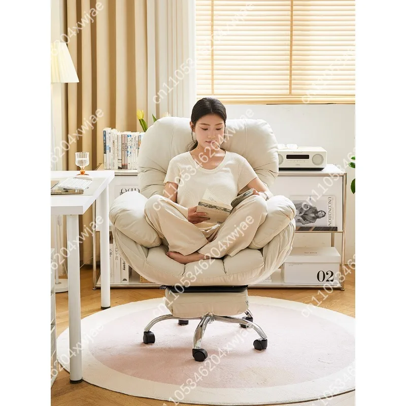 Lazy Sofa Lounge Chair Foldable Floor Sofa with Backrest for Dormitory Living Room