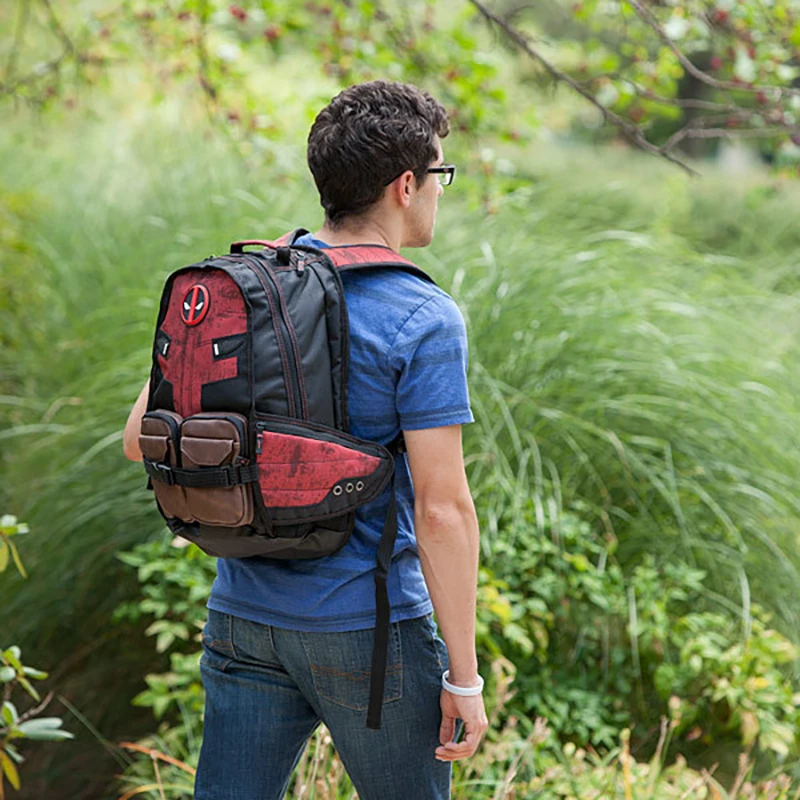 Mochila De Deadpool con personalidad, bolso escolar de gran capacidad, de viaje y ocio, regalo para niño