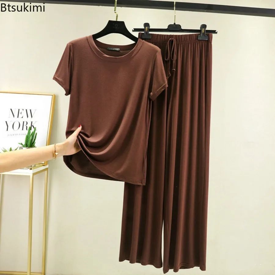 2026 صيف جديد مشروط القطن بيجامة مجموعات النساء صالة ملابس خاصة قصيرة الأكمام ملابس نوم غير رسمية الإناث البيجامات حجم كبير M-XXL #6