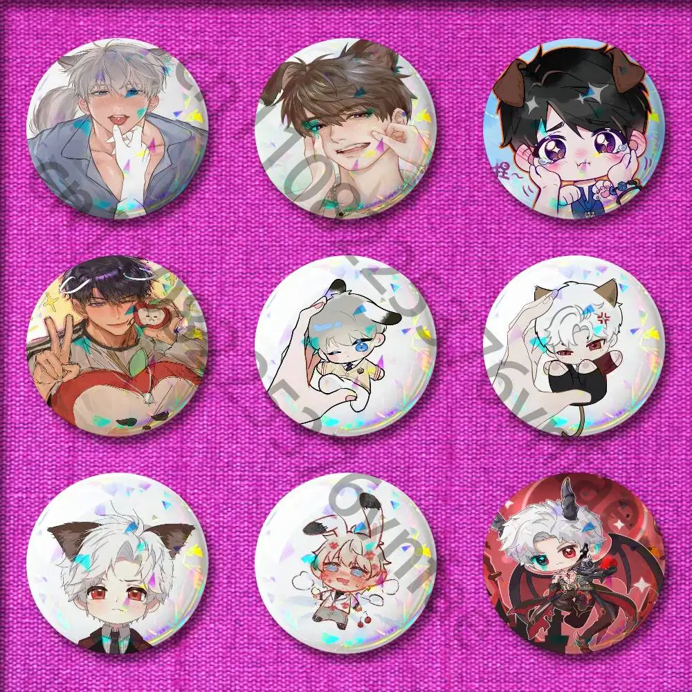 

Love and D-Deepspace Sylus Badge For 75mm 25mm 44mm 32mm 58mm Round Pin Brooch Insignia Shell Adornment