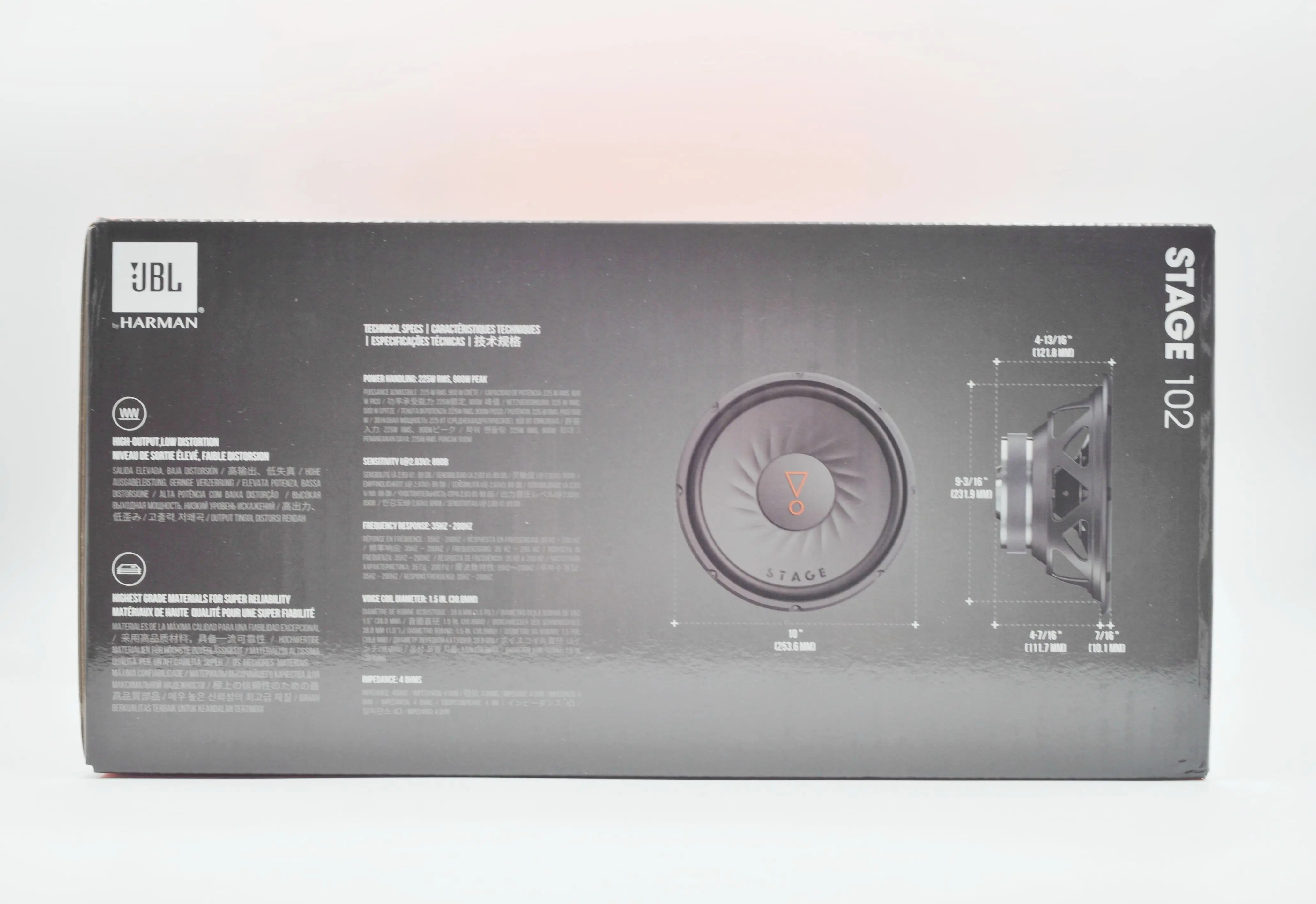 JBL STAGE 8 inch 10 inch car woofer jolting strong and powerful stage effects DJ blast