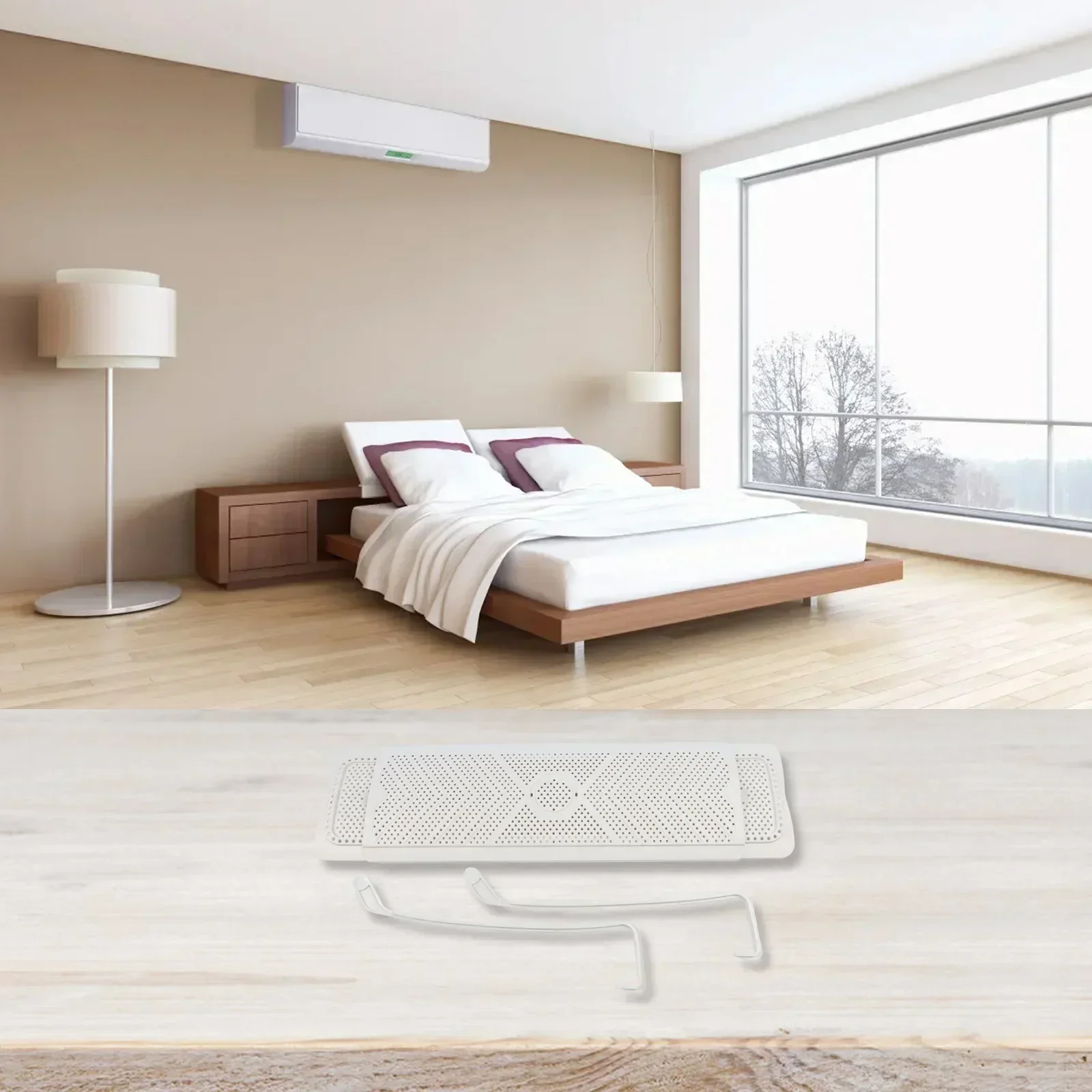 Anti-direct Blow Windproof Baffle Exhaust Baffle Scalable Design Windbreak Dust Cover Adjustable Angle Practical