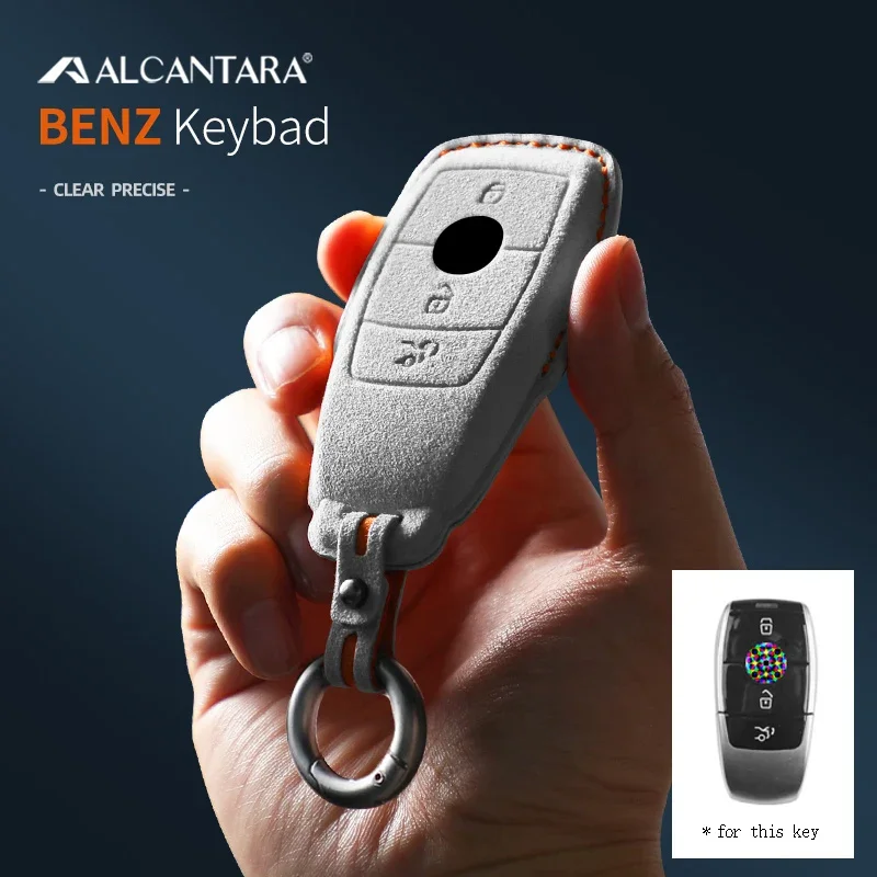 

For Mercedes Benz W176 W177 W205 W206 W212 W213 W222 W223 W167 W463 X166 A C E S G CLS GLC Class Car Smart Key Case Keychain