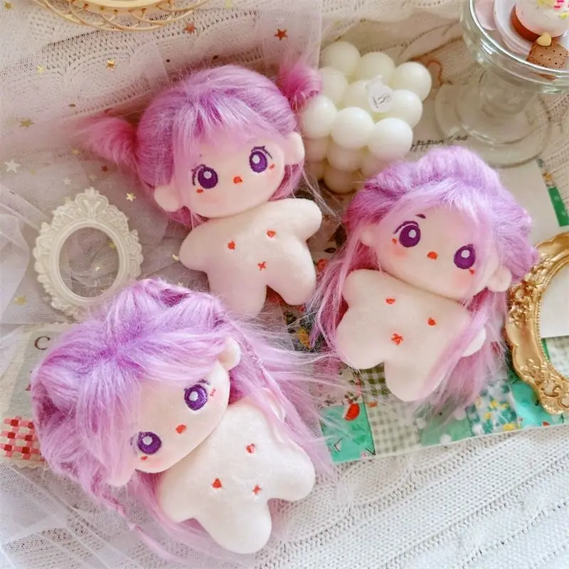 

Kawaii Naked Baby 10cm IDol Doll Plush Cotton Star Dolls No Attributes Dolls Toys Fans Collection Children Gifts