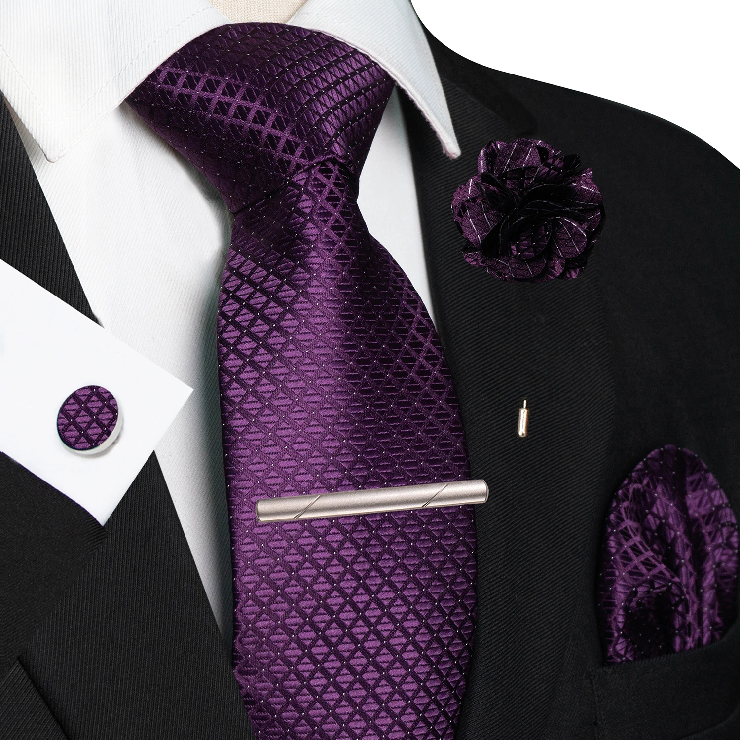 Complete Men's Tie Accessories - Men'S Accessories Office 评论和价格