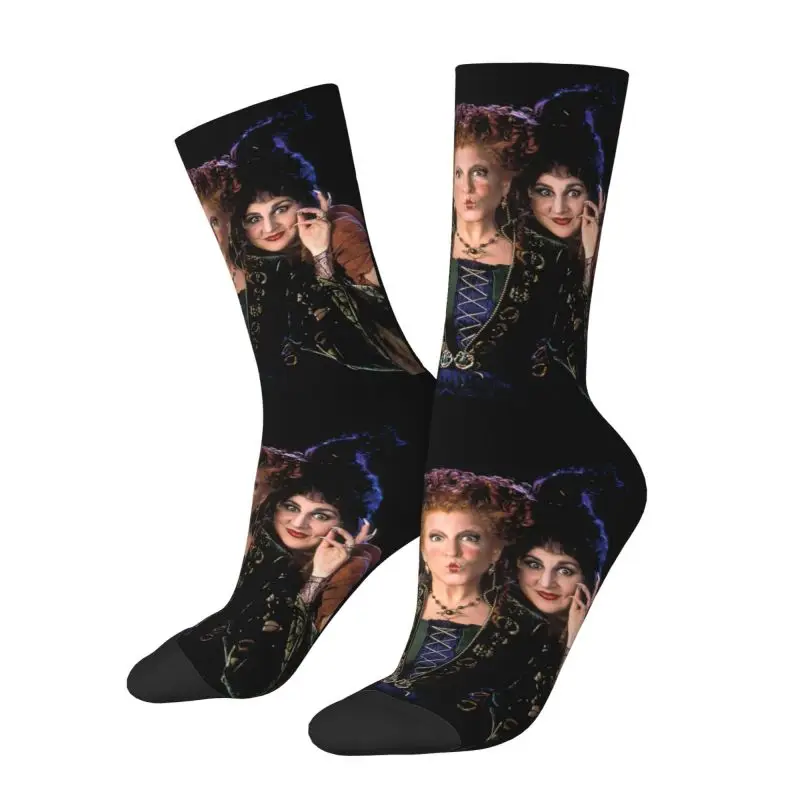 Sanderson Sisters Pocus Hocus Mens Crew Socks Unisex Cool Halloween Witch Movie Spring Summer Autumn Winter Dress Socks