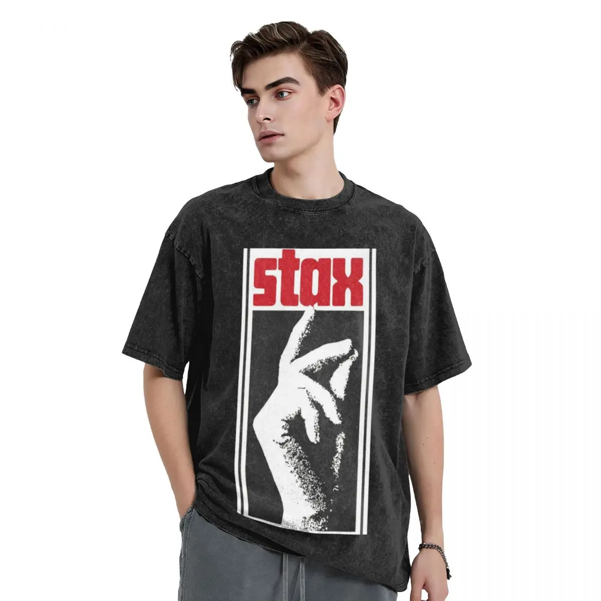 

Stax Records T-Shirt shirts graphic tee oversized quick-drying aesthetic clothes mens graphic t-shirts