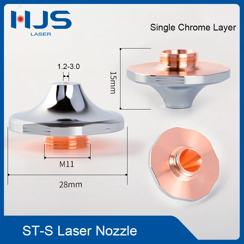 SP-S High Speed D28 Laser Nozzles Caliber1.0-7.0mm Laser Cutting Nozzle for HANS Raytools Cutting Head Consumables
