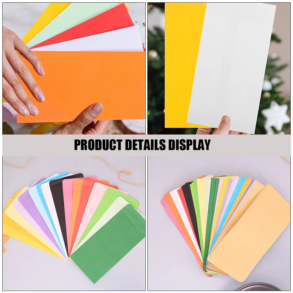 

50Pcs Cash Envelopes Paper Multi-Use Organizer for Money Saving Coins Jewelry Pouch Cash Envelopes Small Item Pouch