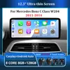 Android Auto Drahtlose Carplay Auto Multimedia-Player Video Display Stereo Bildschirm Für Mercedes Benz C Klasse W204 2011-2014 2din 1