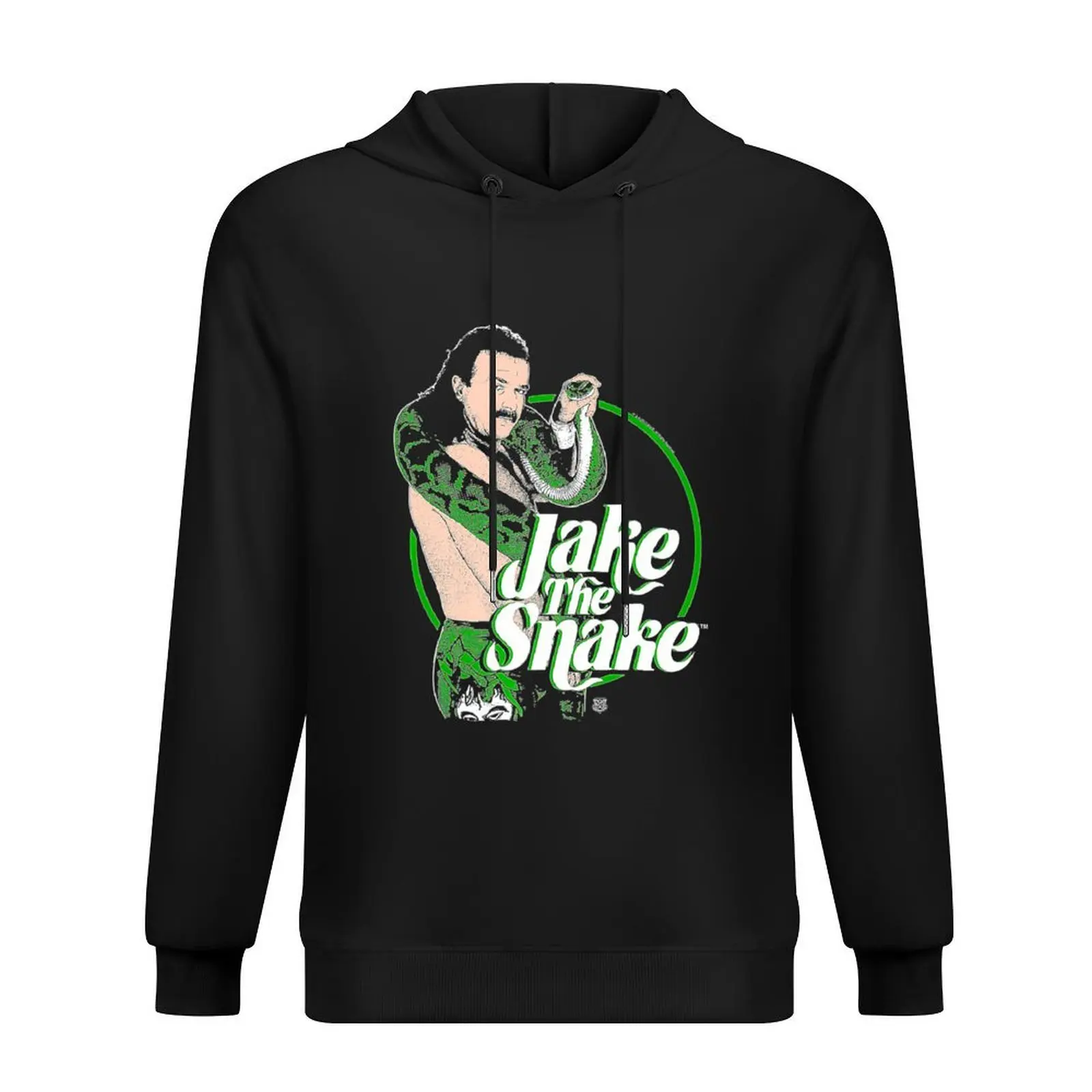 

Jake The Snake Roberts with Logo Hoodie anime clothing fashion men japanese style hoodie man