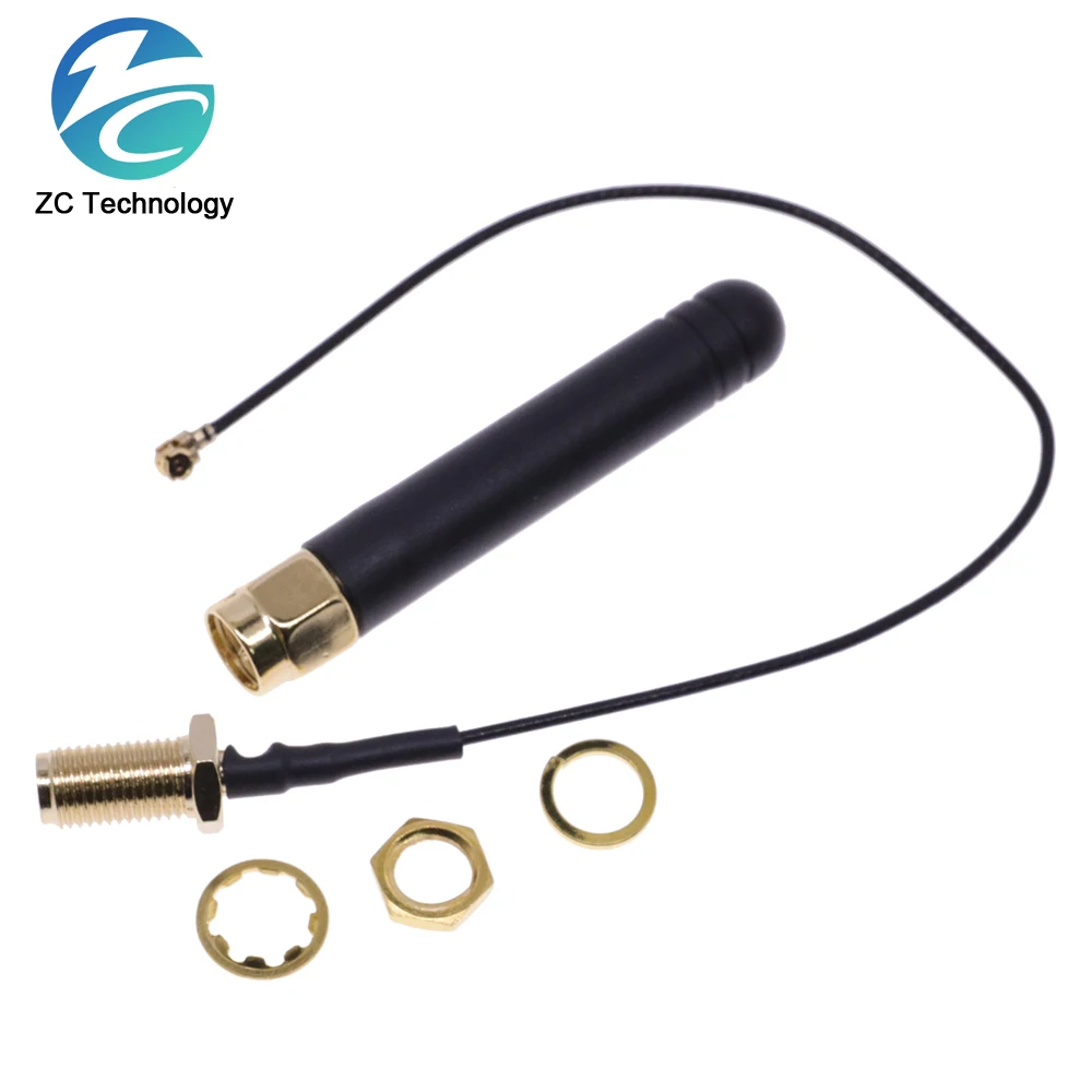 868MHz Antenna Lora Lorawan pbx 5dbi SMA Male Connector GSM 868 IOT antena antenne waterproof RP-SMA/u.FL Pigtail Cable