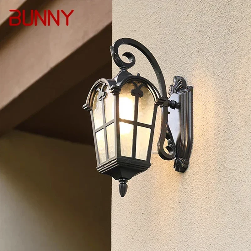 BUNNY-Lámpara LED de pared para exteriores, moderna, eléctrica, sencilla, impermeable, para balcón, pasillo, patio, Villa, puerta, Hotel