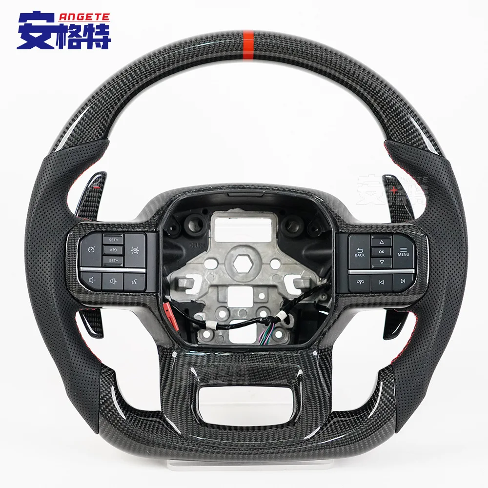 

The list price is oneApplicable to:Suitable for 21-23 Ford Raptor Ford F150raptor Carbon Fiber Car Steering Wheel Retrofit Assem