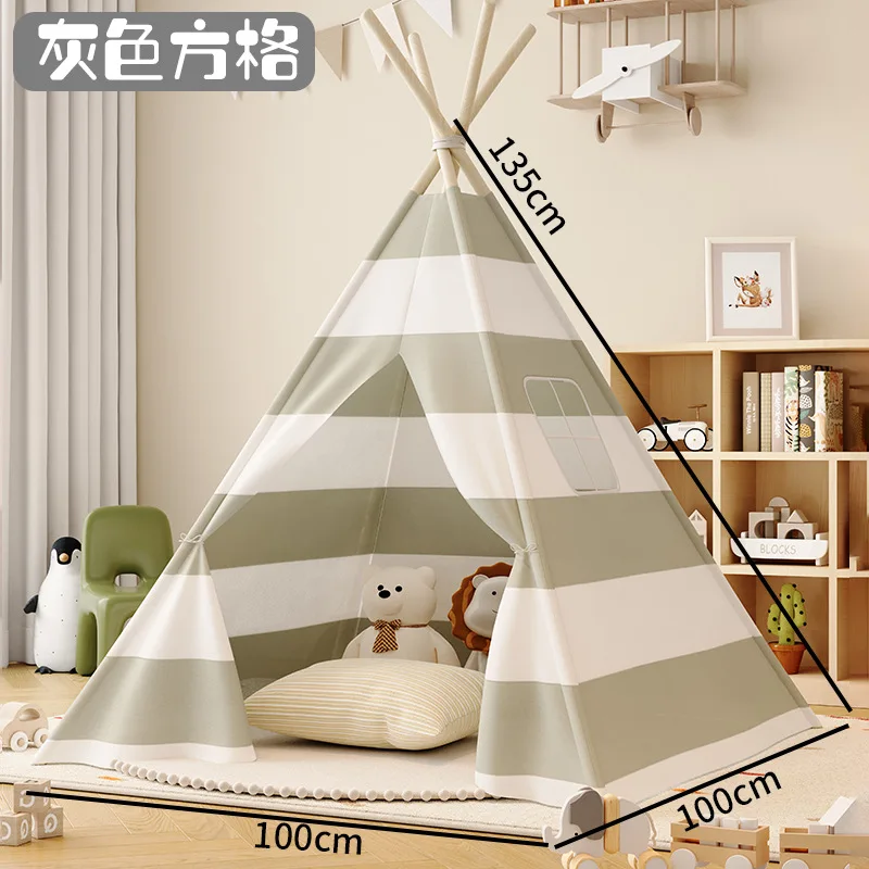 1,6 m Tipi Zelt für Kinder Indoor Haushalt tragbare Falt prinzessin Wigwam Mädchen und Junge Spielzeug Schloss Zelt Spielhaus für Kinder