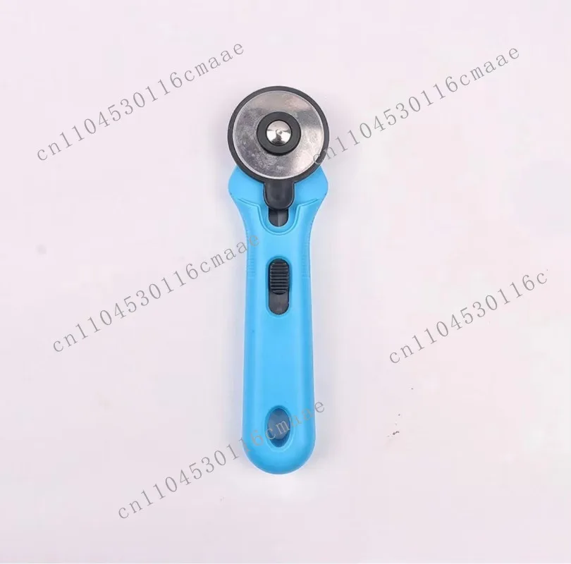 Handheld Mini Versatile 45mm Rotary Blade ABS + TPE Handle for Paper Fabric Cutting Roller Round Cutter