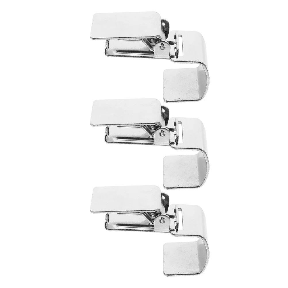 

3pcs Curtain Clips Blanket Hangers Stainless Steel Rug Holders for Walls Hanging Rugs Carpets Quilts Grippers Versatile Design