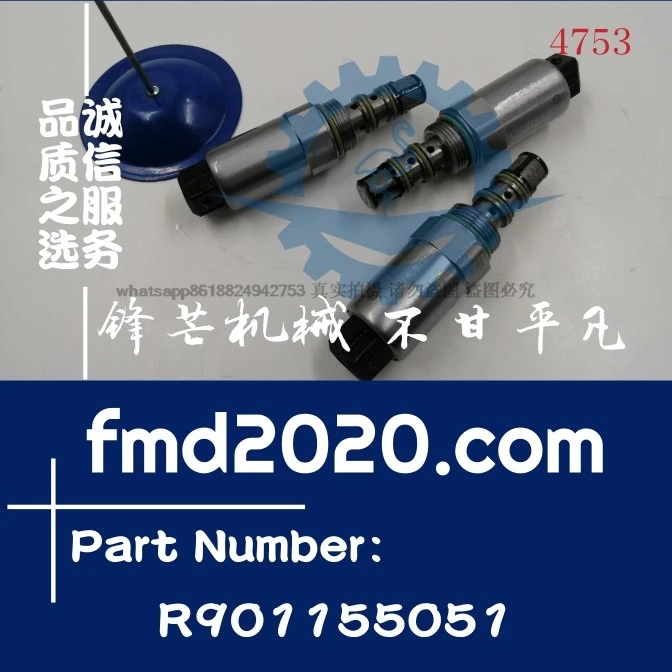 Supply hydraulic pump proportional solenoid valve R901155051 port equipment parts electrical parts