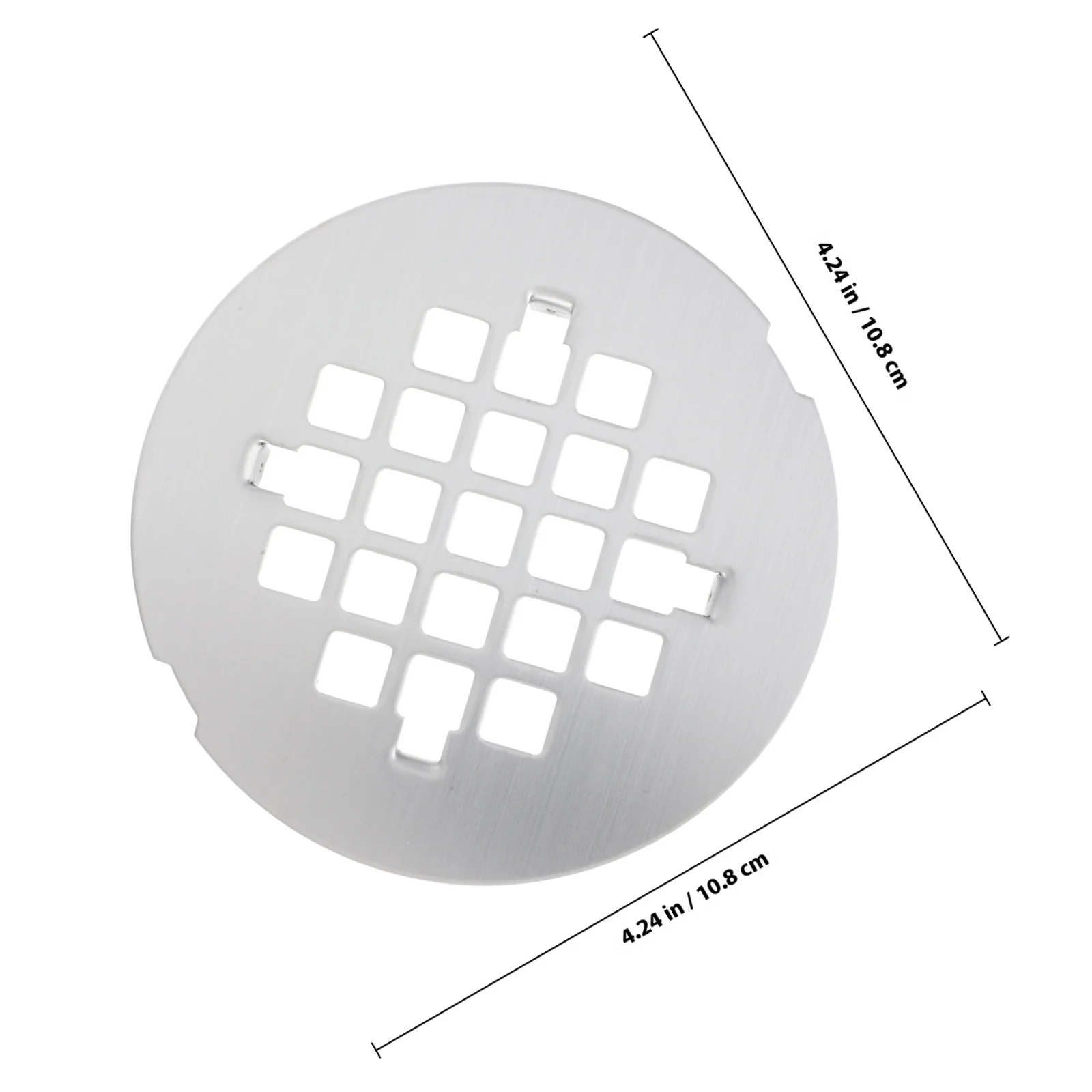 Stainless Steel Shower Drain Cover Round Bathroom Floor Drain Cover Filter Grid Preventing Odors Clogs Kitchen Sink Strainer