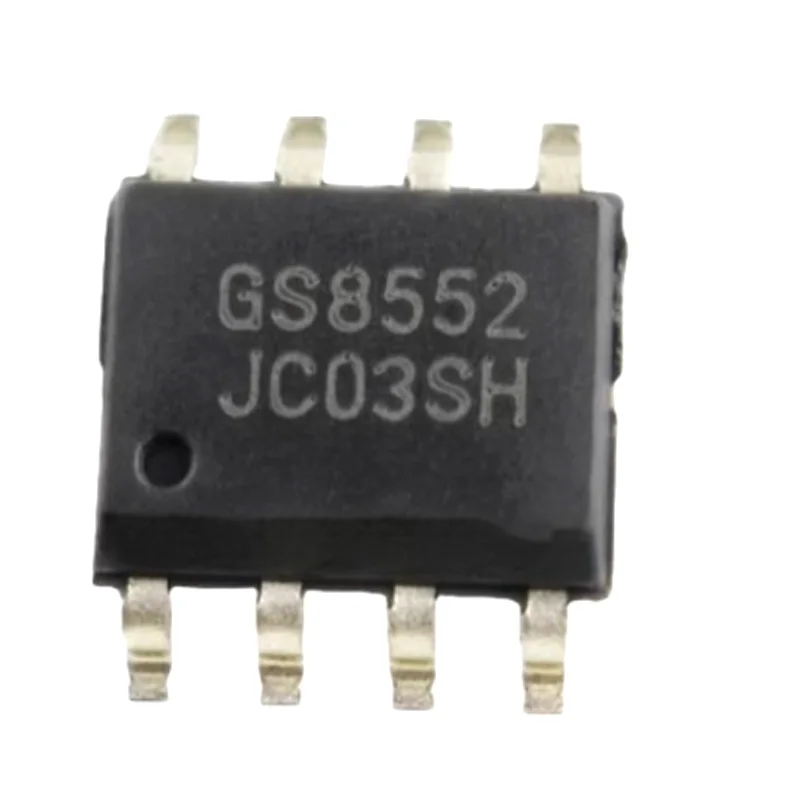 10 Brand New Original Gs8552-Sr with Marking Gs8552, Packaged in Sop-8, Ultra-Low Noise Dual-Channel Operational Amplifier Chip
