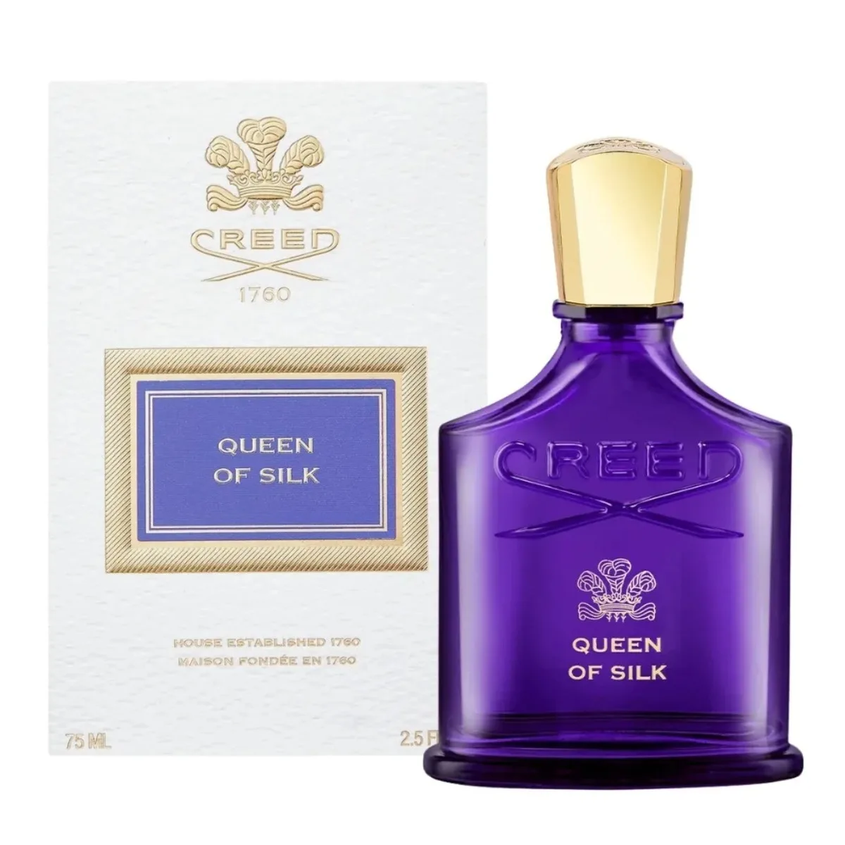 

Luxury Cre ed Perfume Queen of Silk Spray Eau De Parfum Designer Oriental Floral Fragrance for Travel Dating Daily Commuting