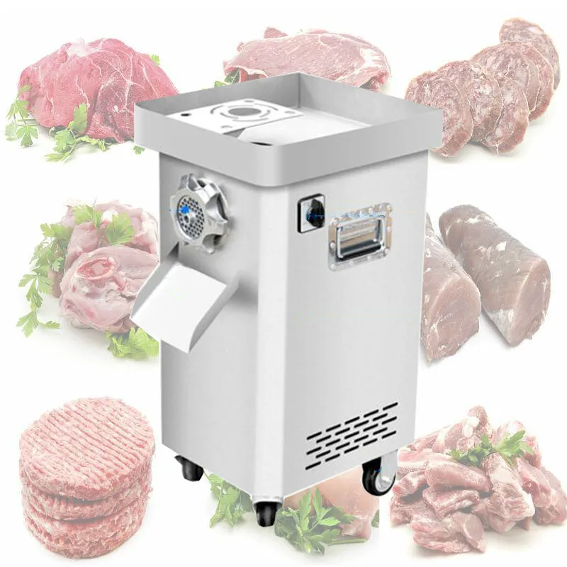 

Commercial Meat Product Making Machines Frozen Fresh Meat Fish Grinder Mincer Lamb Beef Meat Crushing Grinder Machine
