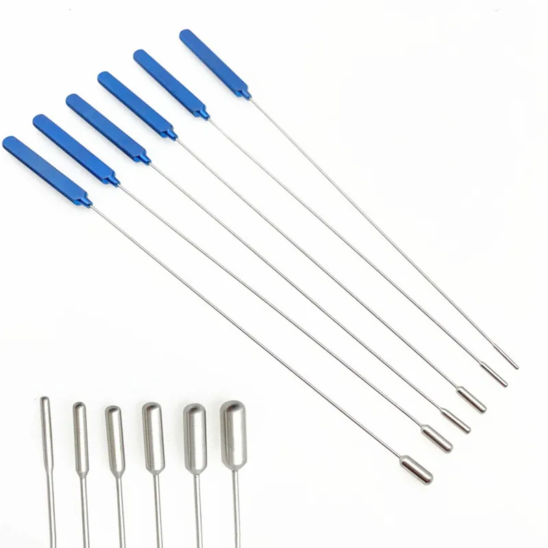 Titanium stainless steel Vascular Dilator Neurovascular probe 21cm long  Neurosurgery Instruments