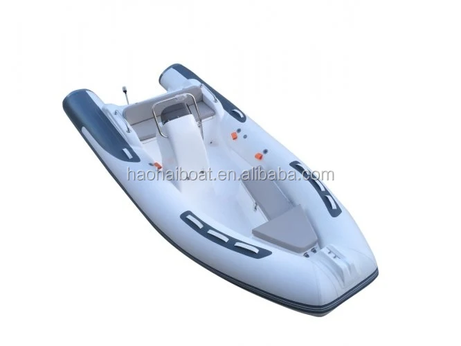 4.8m Fiberglass Hull Rigid Inflatable Sport Yacht Cabin Cruiser Boat Console CE Certified 6 Persons Capacity