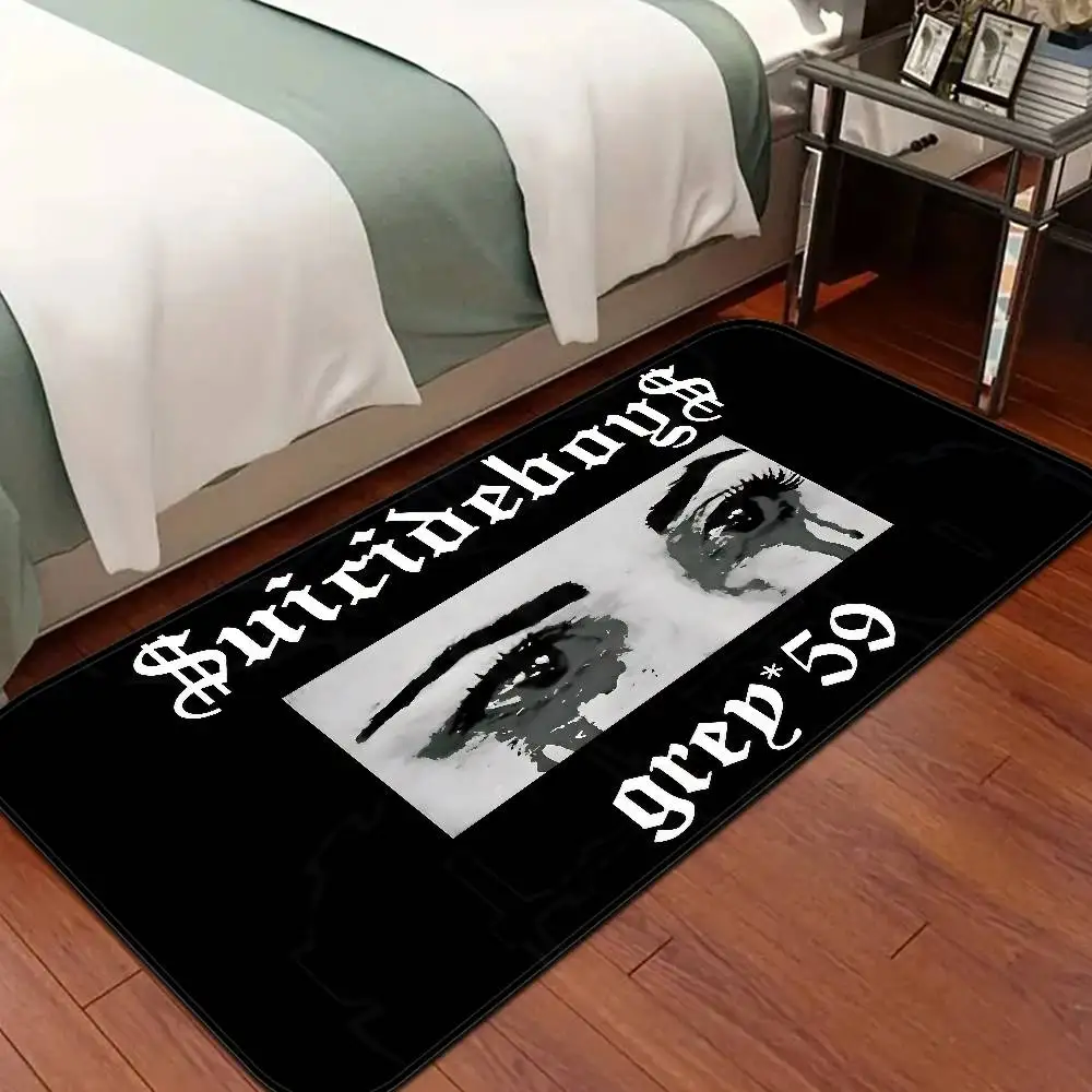 Hip Hop S-Suicideboys G59 Entrance Door Mat Washable Non-Slip Living Room Sofa Chairs Area Mat Kitchen Welcome Doormat